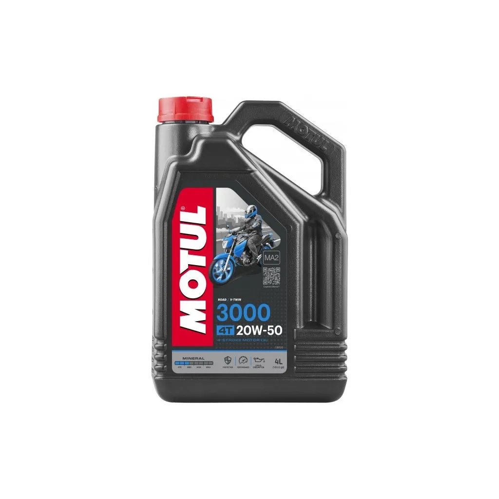 Моторное масло MOTUL 4T 3000 20W50 4 л (837041)