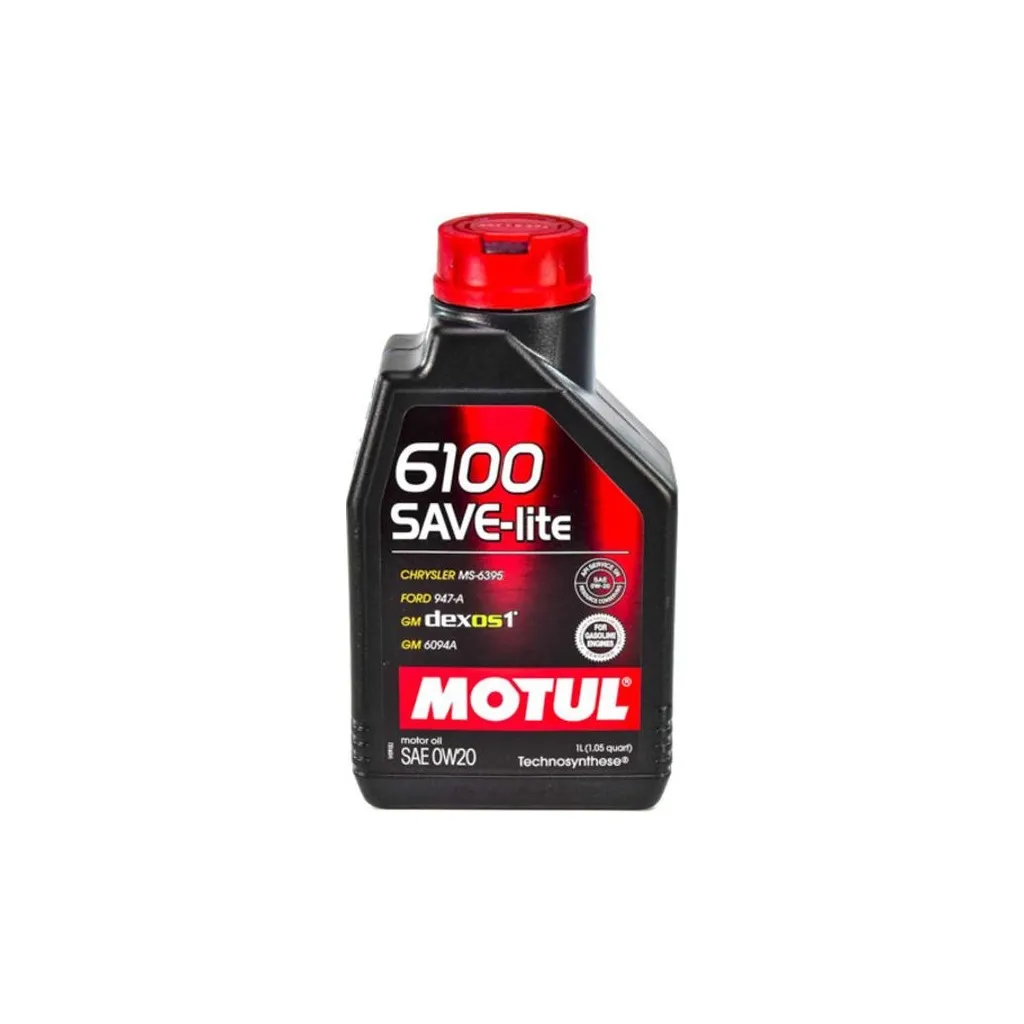 Моторное масло MOTUL 6100 Save-lite SAE 0W20 1 л (841211)