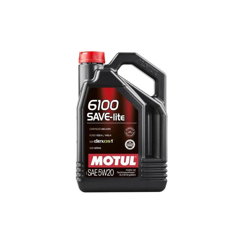Моторное масло MOTUL 6100 Save-lite SAE 5W20 4 л (841350)