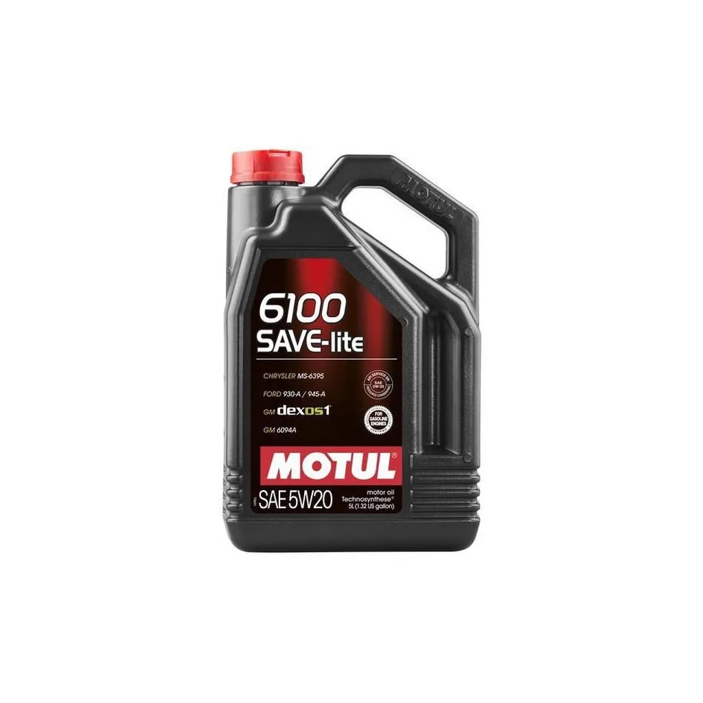 Моторное масло MOTUL 6100 Save-lite SAE 5W20 5 л (841351)