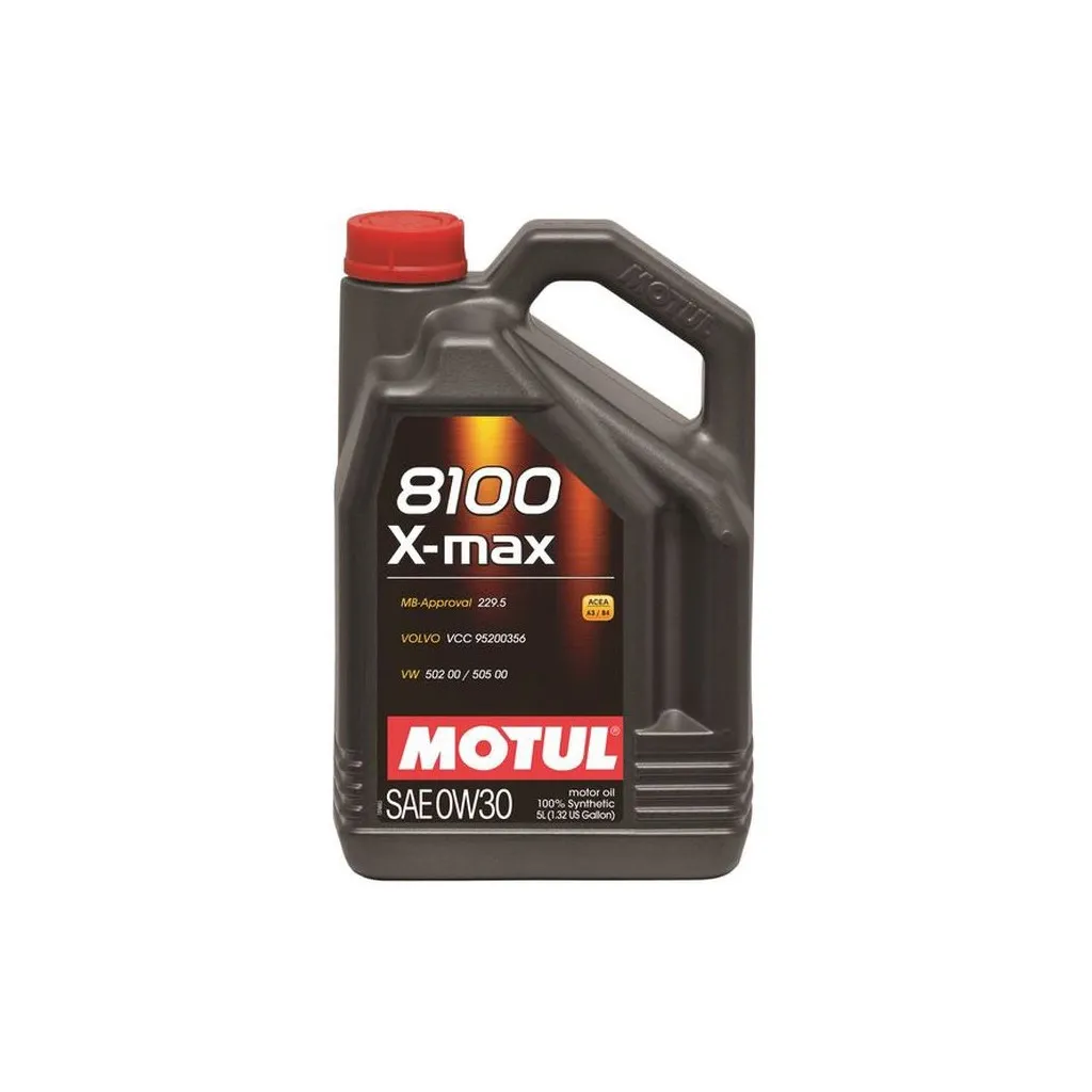 Моторное масло MOTUL 8100 X-max SAE 0W30 5 л (347206)
