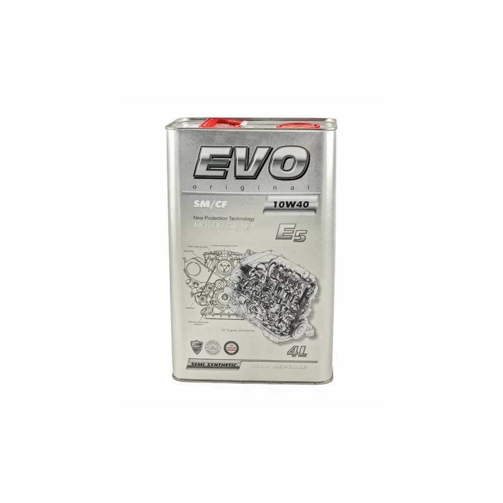 Моторна олива EVO E5 10W-40 SM/CF 4L (E5 4L 10W-40)