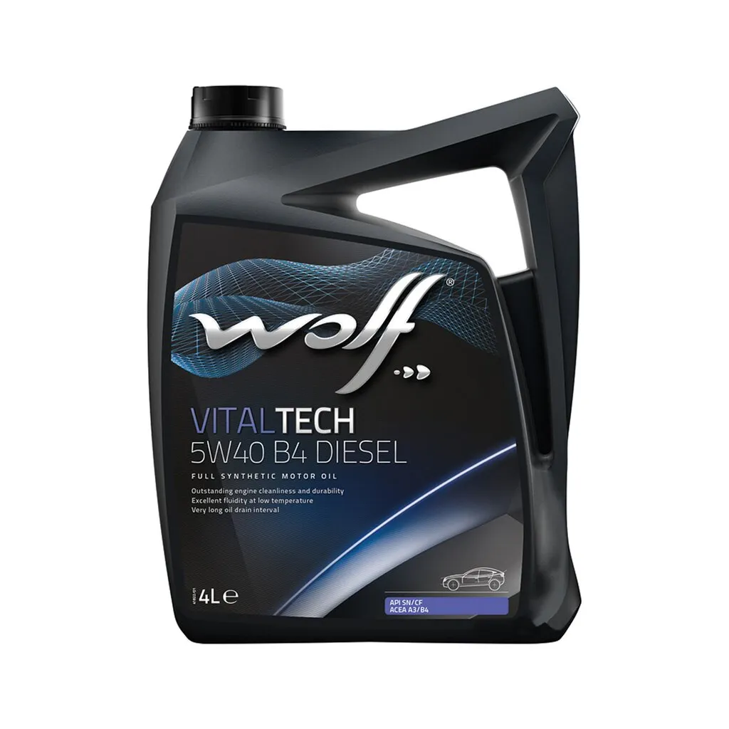 Моторное масло Wolf VITALTECH 5W40 B4 DIESEL 4л (8334009)