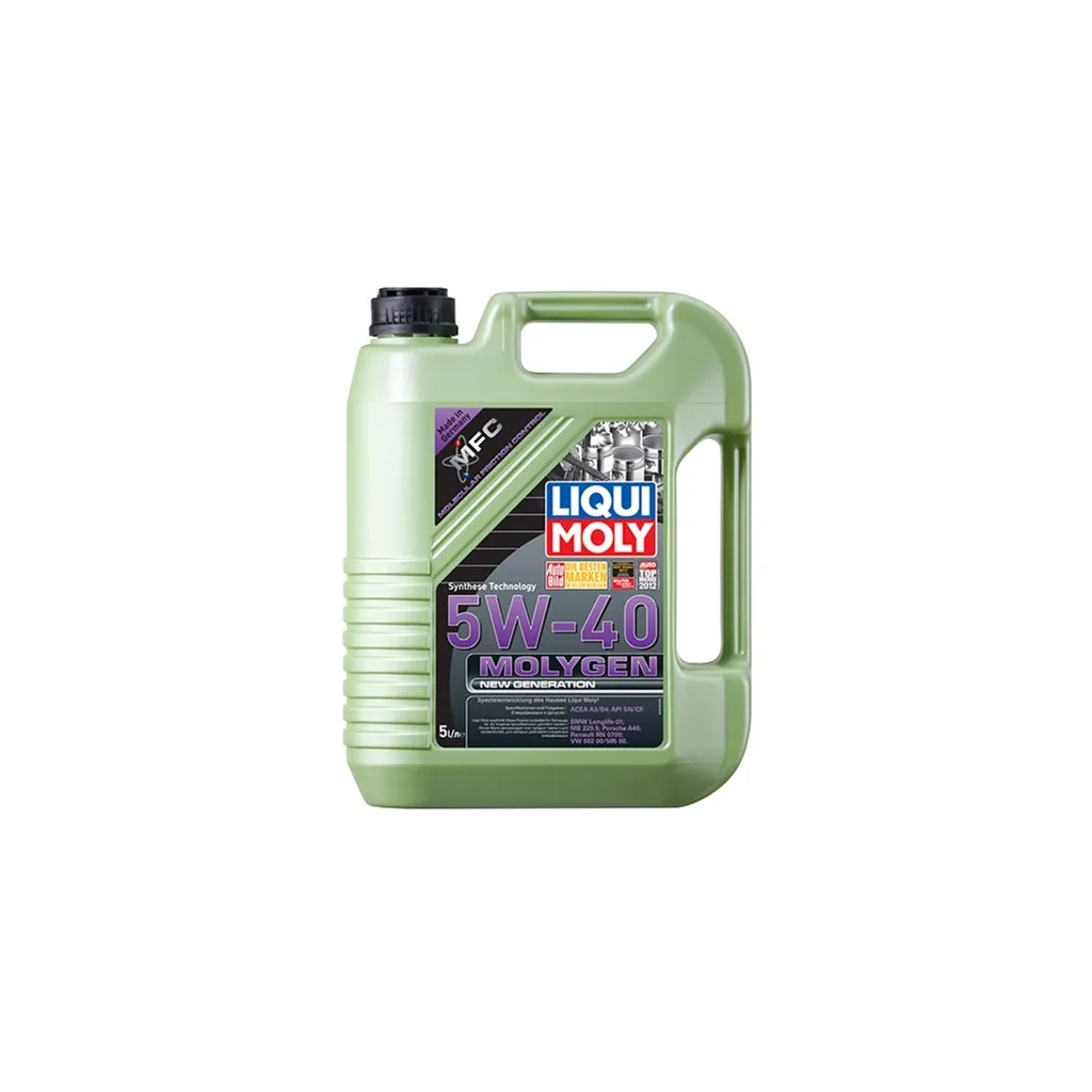 Моторное масло Liqui Moly Molygen New Generation 5W-40 5л. (8536)