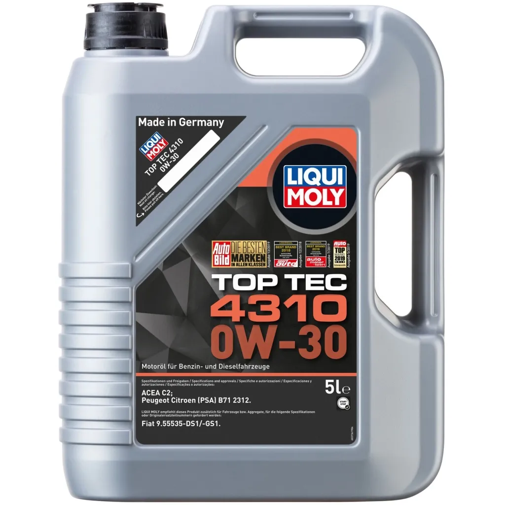 Моторное масло Liqui Moly Top Tec 4310 0W-30 5л. (2362)