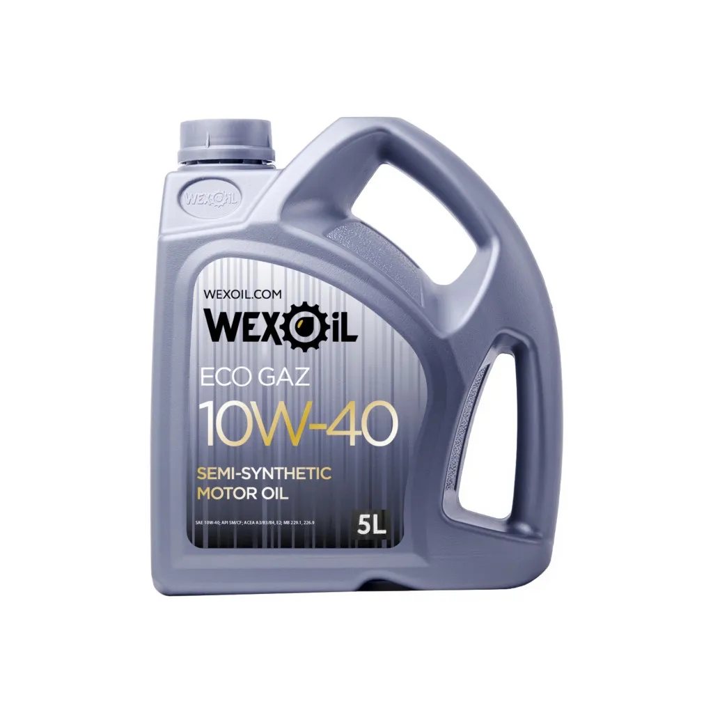 Моторное масло WEXOIL Eco gaz 10w40 5л (WEXOIL_62584)