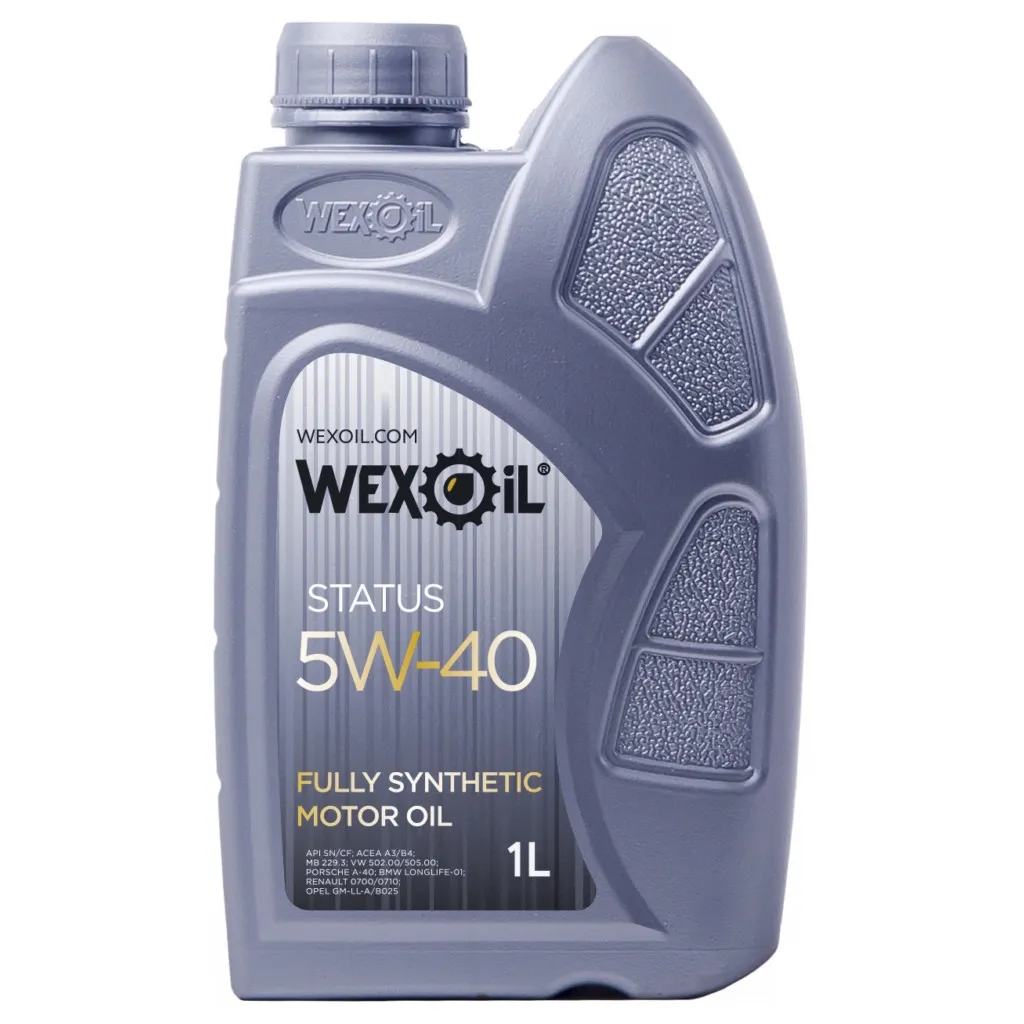 Моторное масло WEXOIL Status 5w40 1л (WEXOIL_62555)