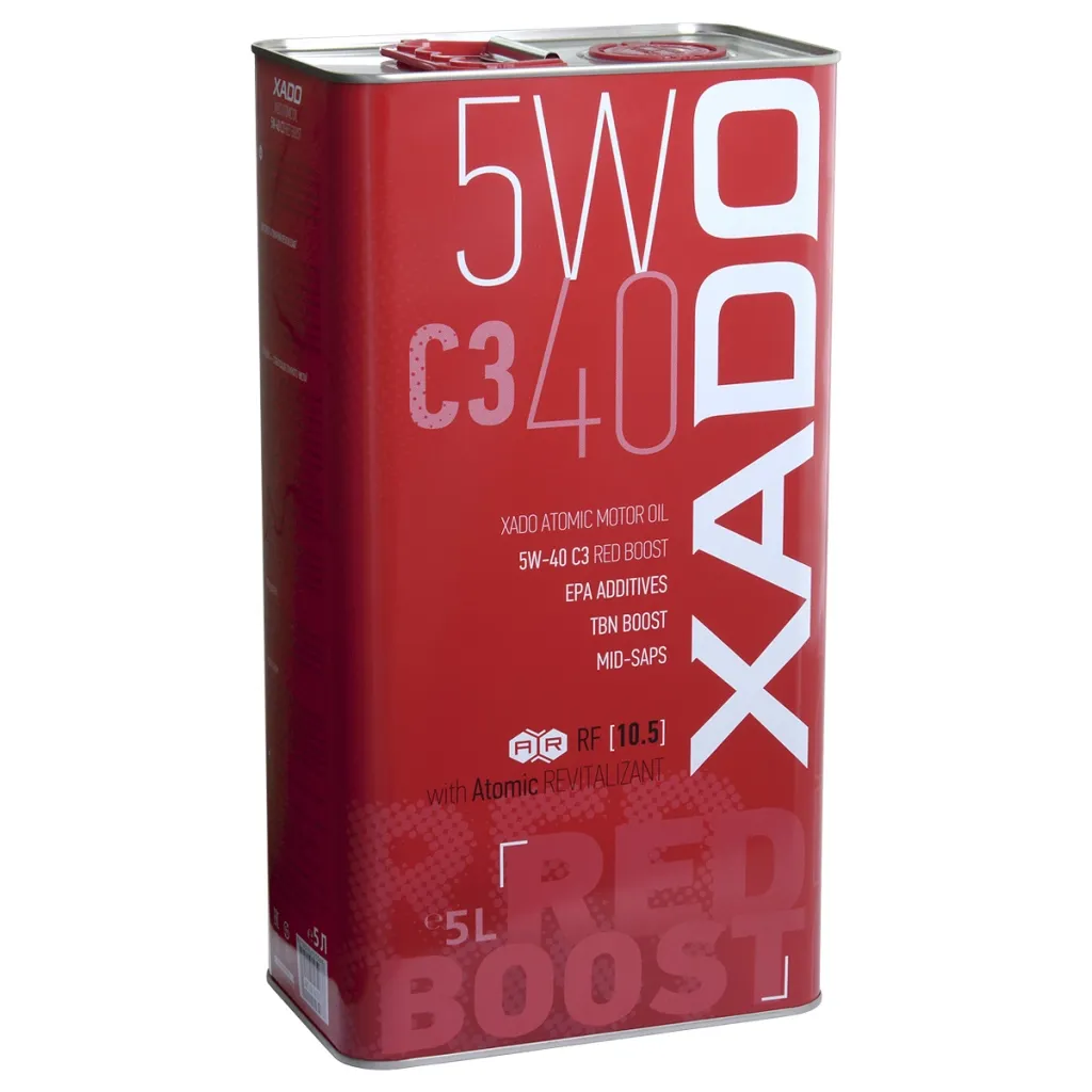 Моторна олива Xado 5W-40 C3 Red Boost 4 л (XA 26222)