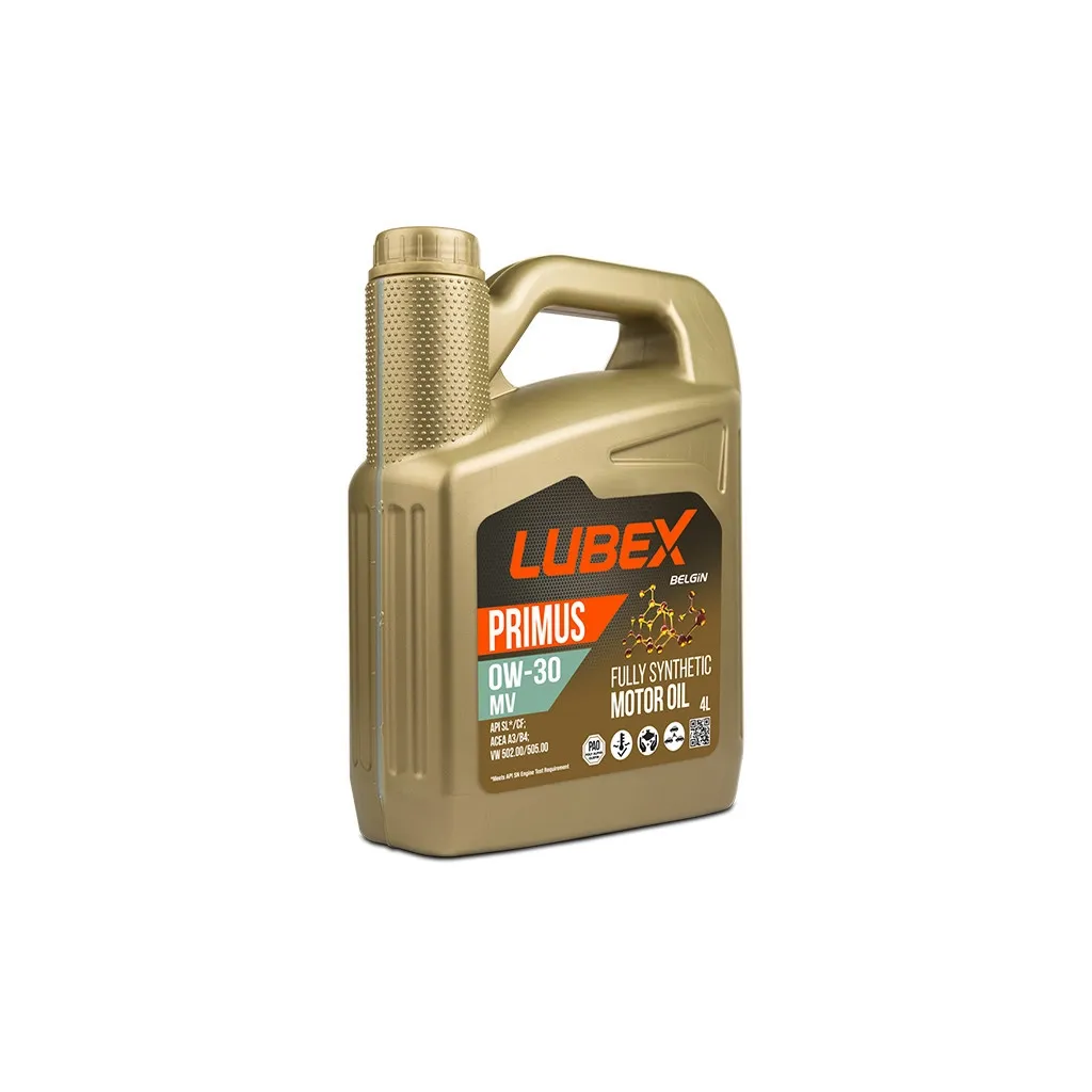 Моторное масло LUBEX PRIMUS MV 0W-30 4л (034-1619-0404)