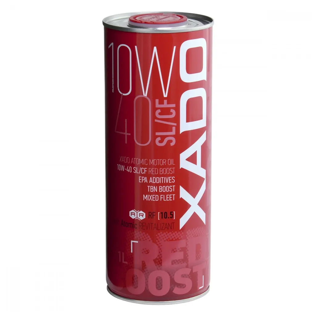 Моторна олива Xado 10W-40 SL/CF, Red Boost 1 л (XA 26144)