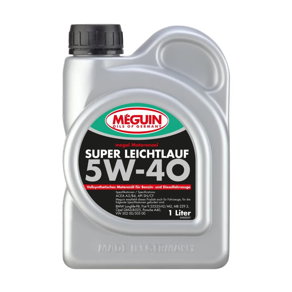 Моторное масло Meguin SUPER LEICHTLAUF SAE 5W-40 1л (4808)