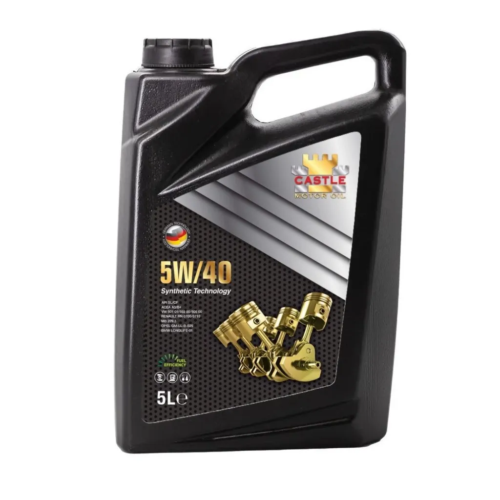 Моторна олива CASTLE MOTOR OILS 5W40 5л