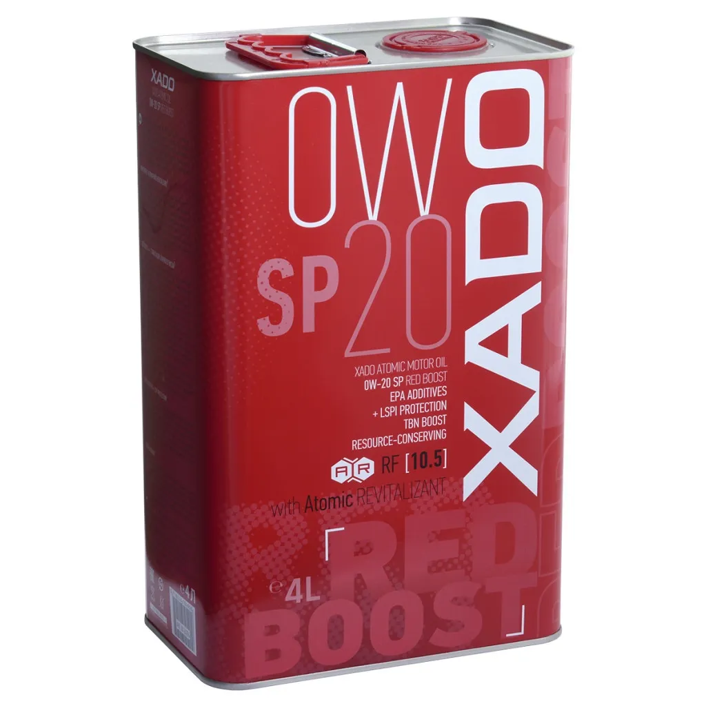 Моторна олива Xado Atomic Oil 0W-20 SP RED BOOST 4л (XA 24294)