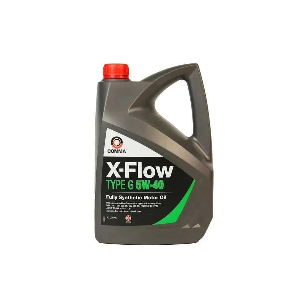 Моторное масло Comma X-FLOW TYPE G 5W-40-4л (XFG4L)