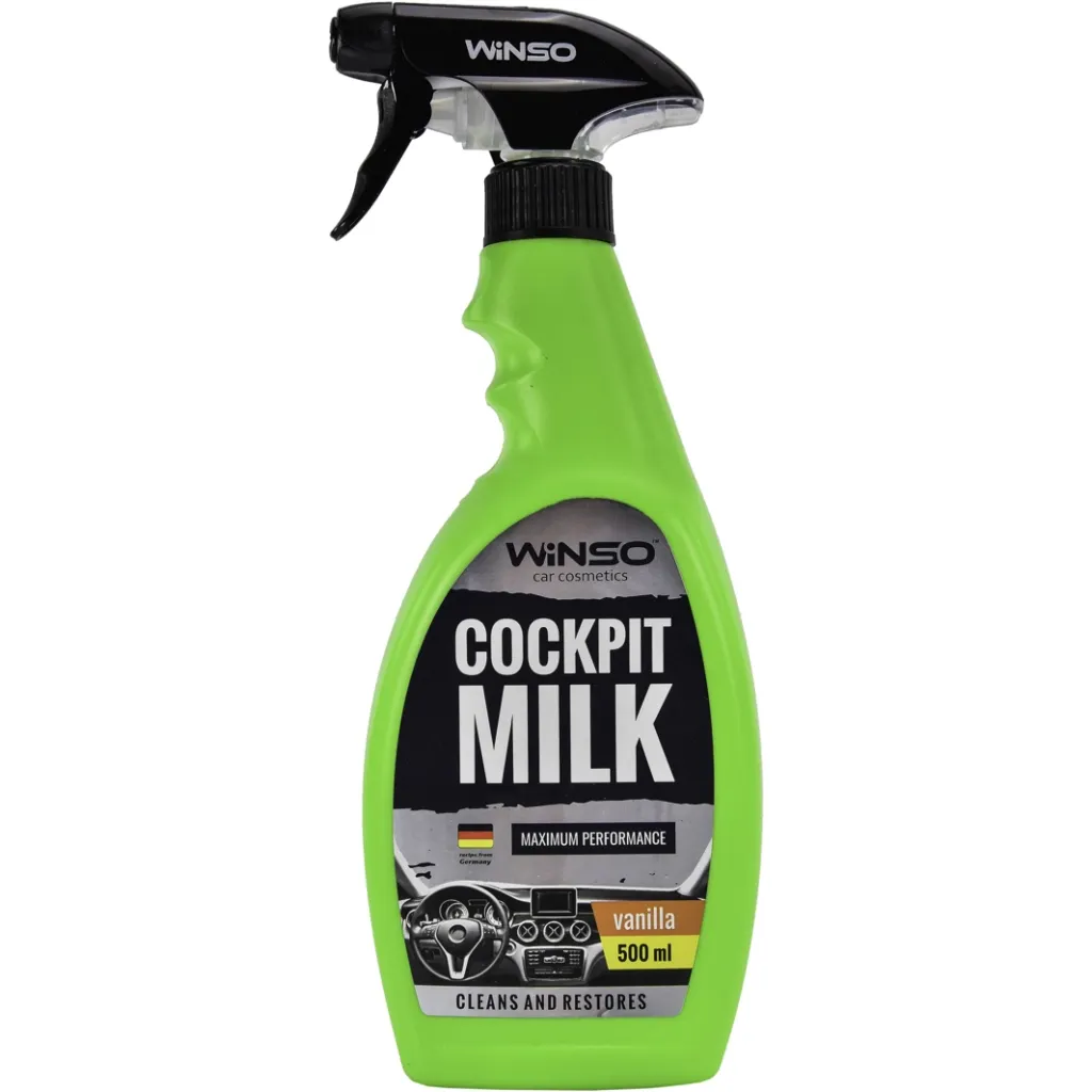 Автополіроль WINSO Cocpit Milk (ваніль) 500мл (810600)