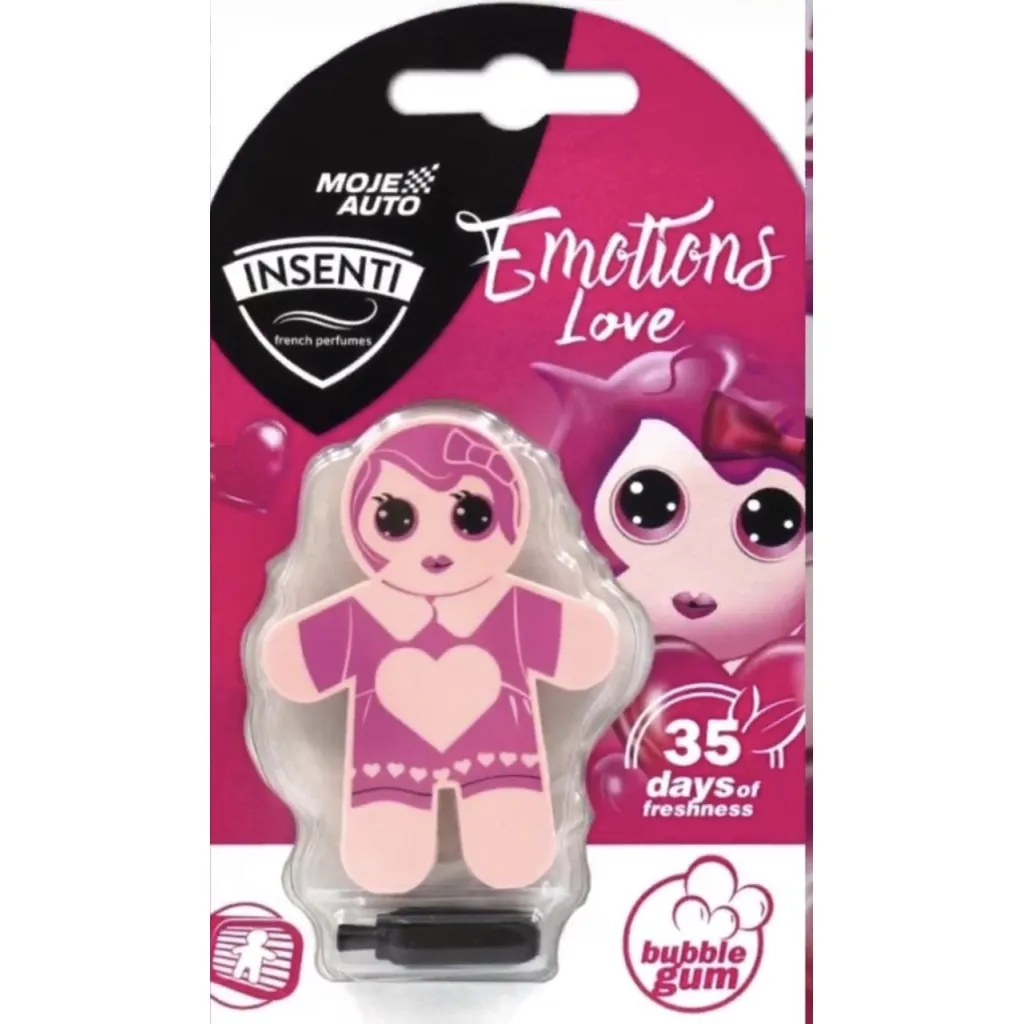 Ароматизатор для автомобіля MOJE AUTO Insenti Emotion Love Bubble Gum 8мл (15-574)