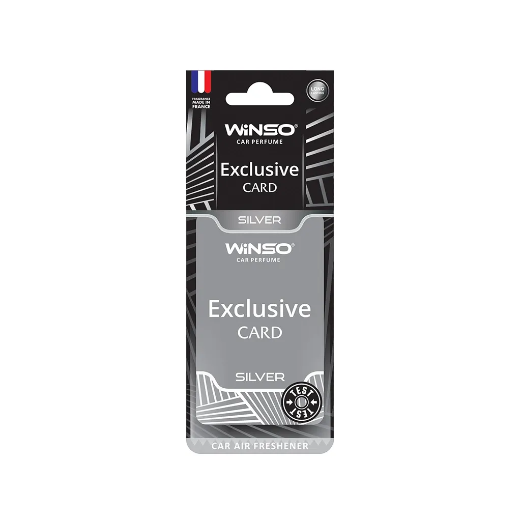 Ароматизатор для автомобиля WINSO Card Exclusive Silver (533170)
