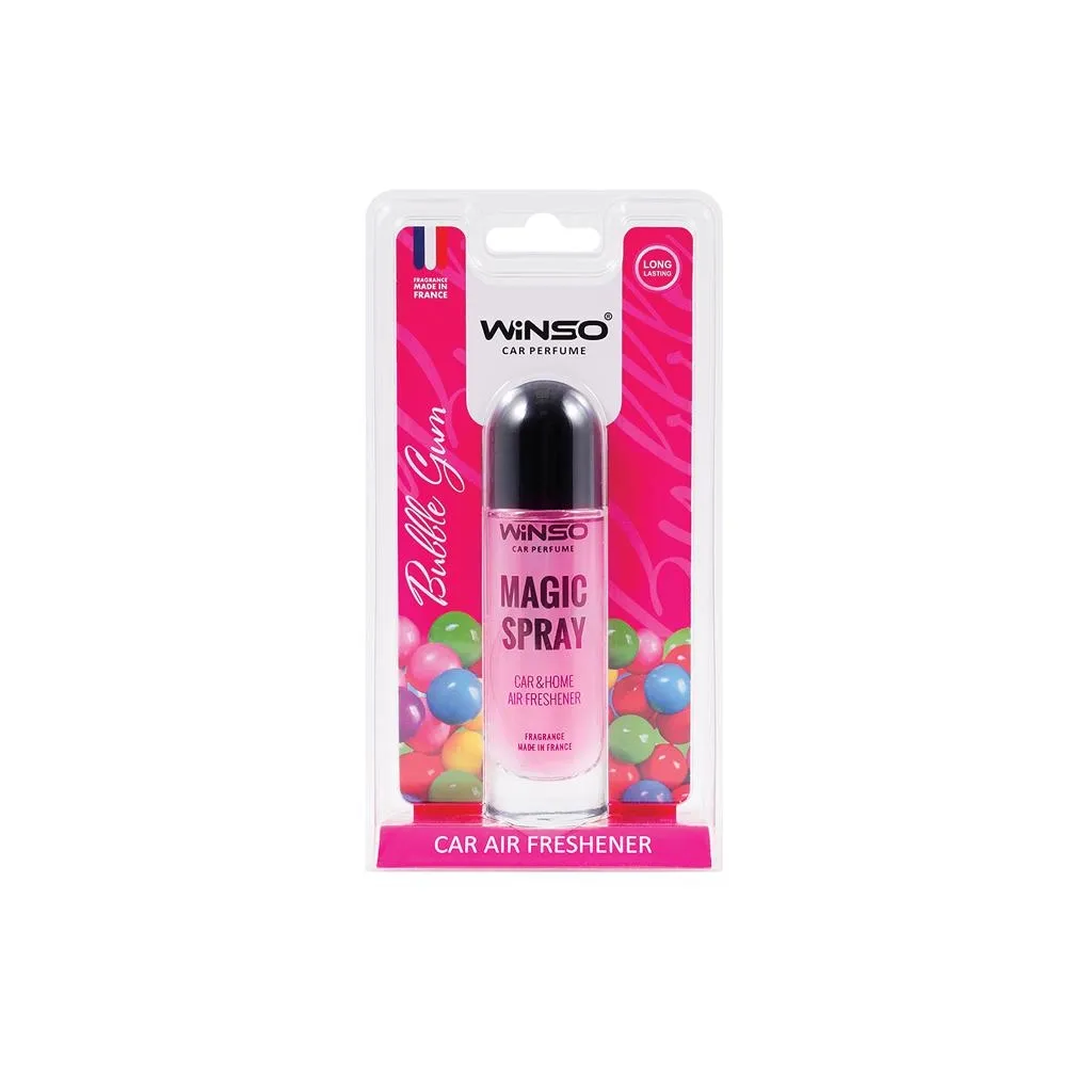 Ароматизатор для автомобиля WINSO Magic Spray Bubble Gum 30мл (534140)