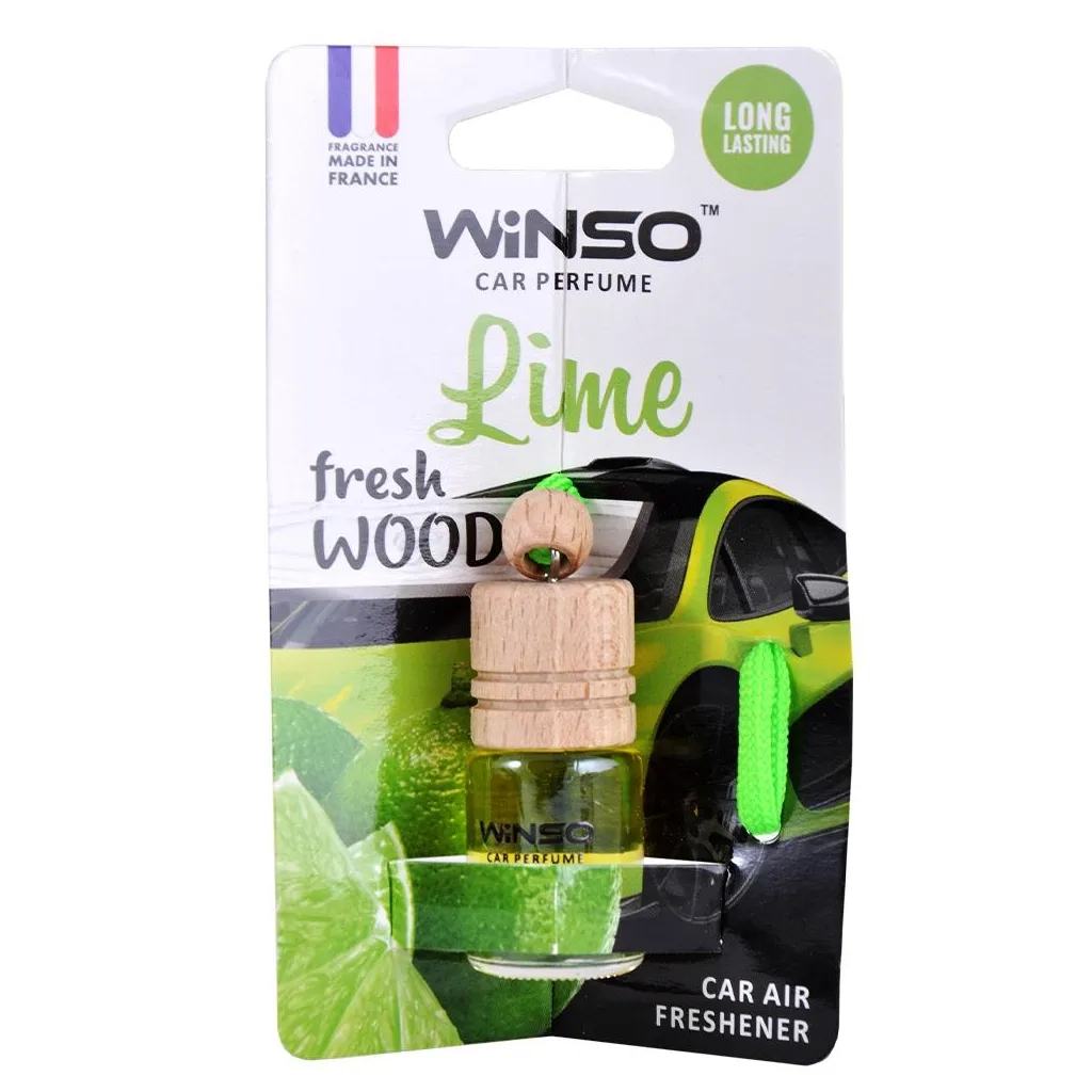 Ароматизатор для автомобиля WINSO Fresh WOOD Lime (530630)