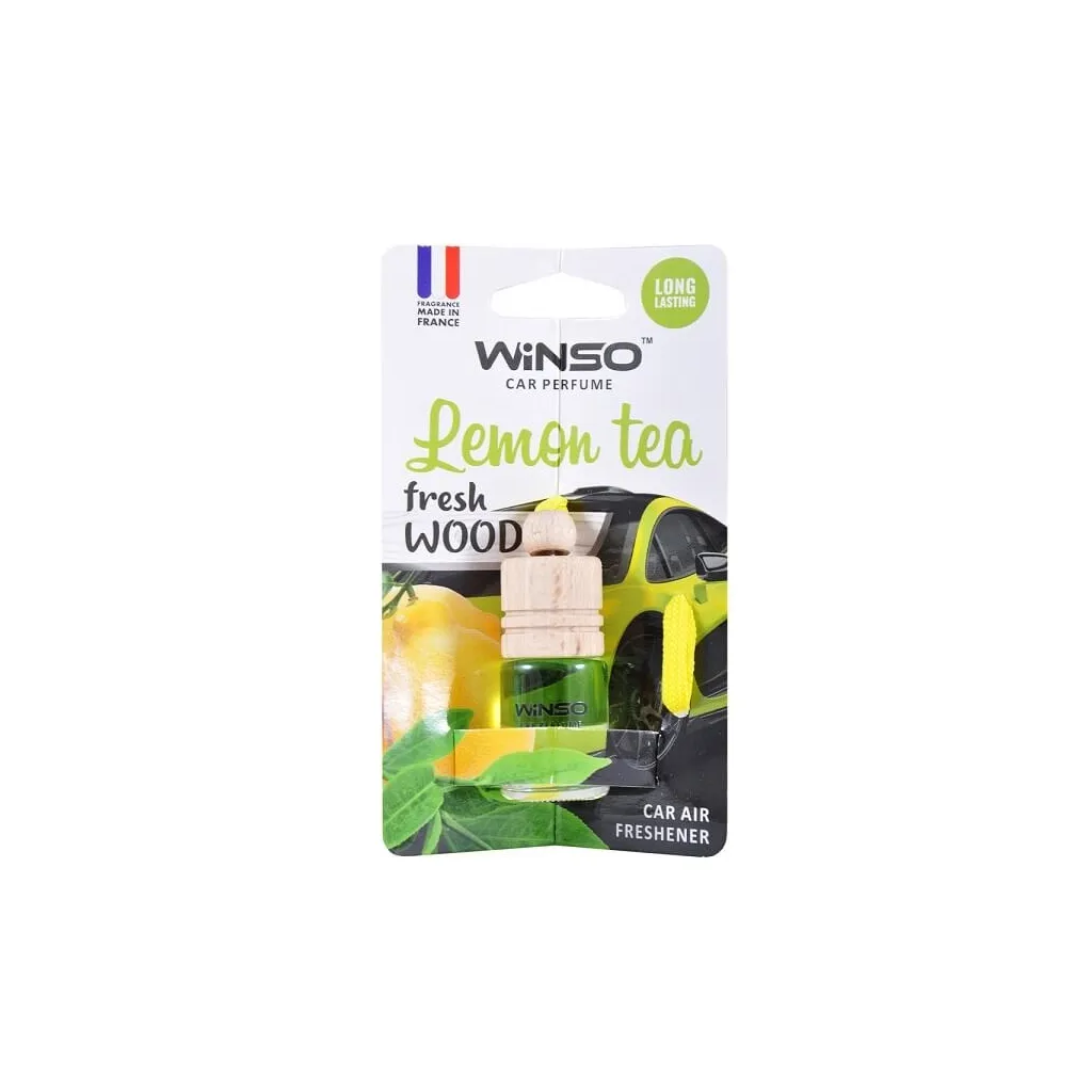 Ароматизатор для автомобіля WINSO WOOD Lemon Tea (530670)