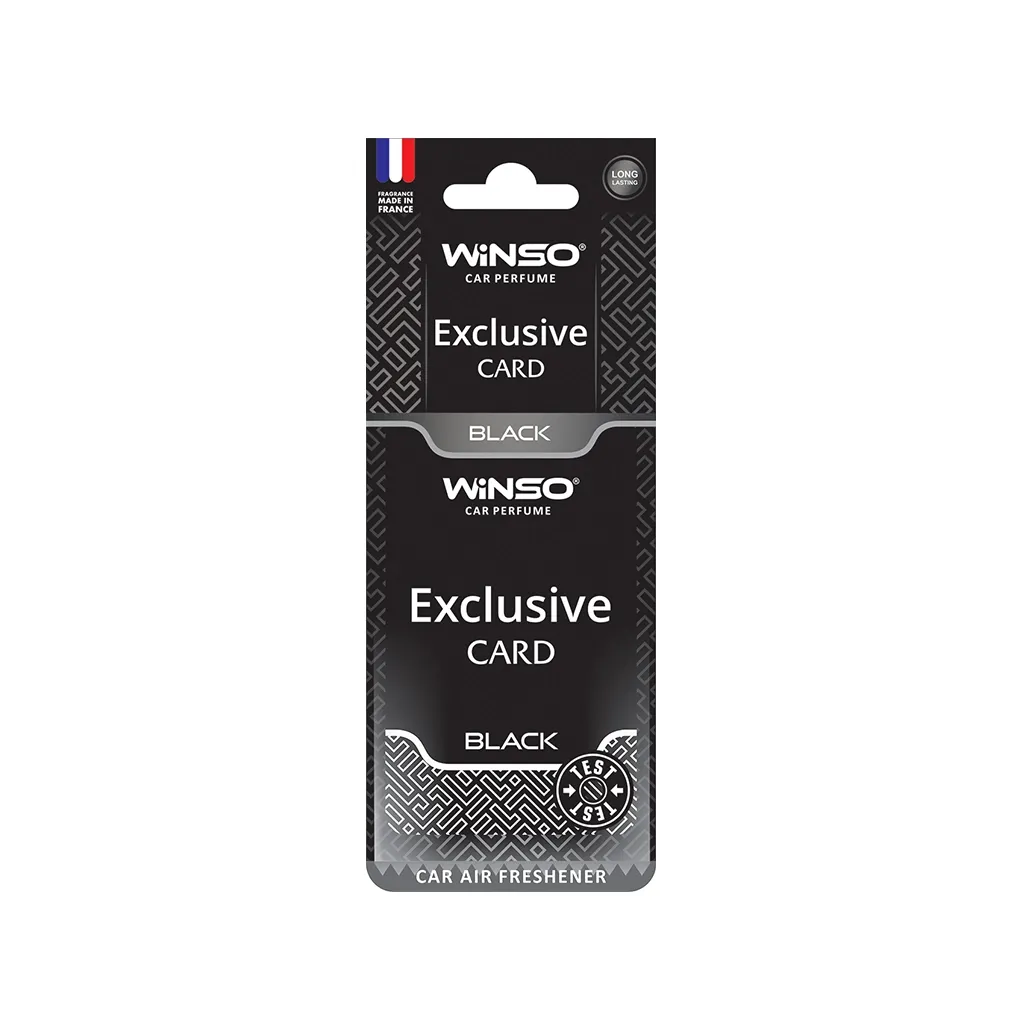 Ароматизатор для автомобиля WINSO Card Exclusive Black (533110)
