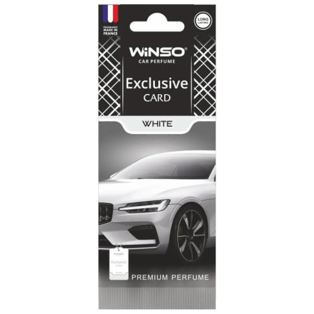 Ароматизатор для автомобиля WINSO Card Exclusive White (533180)