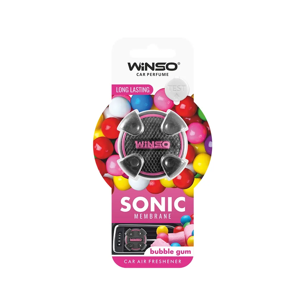 Ароматизатор для автомобиля WINSO Sonic Bubble Gum (531080)