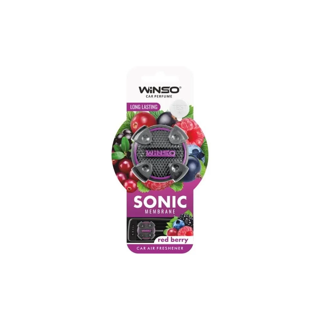 Ароматизатор для автомобиля WINSO Sonic Red Berry (531030)