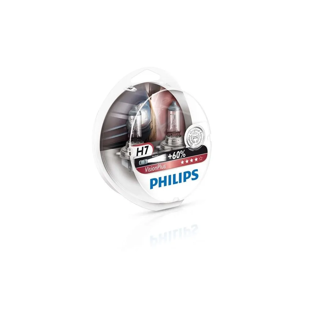  Philips H7 VisionPlus, 2шт (12972VPS2)