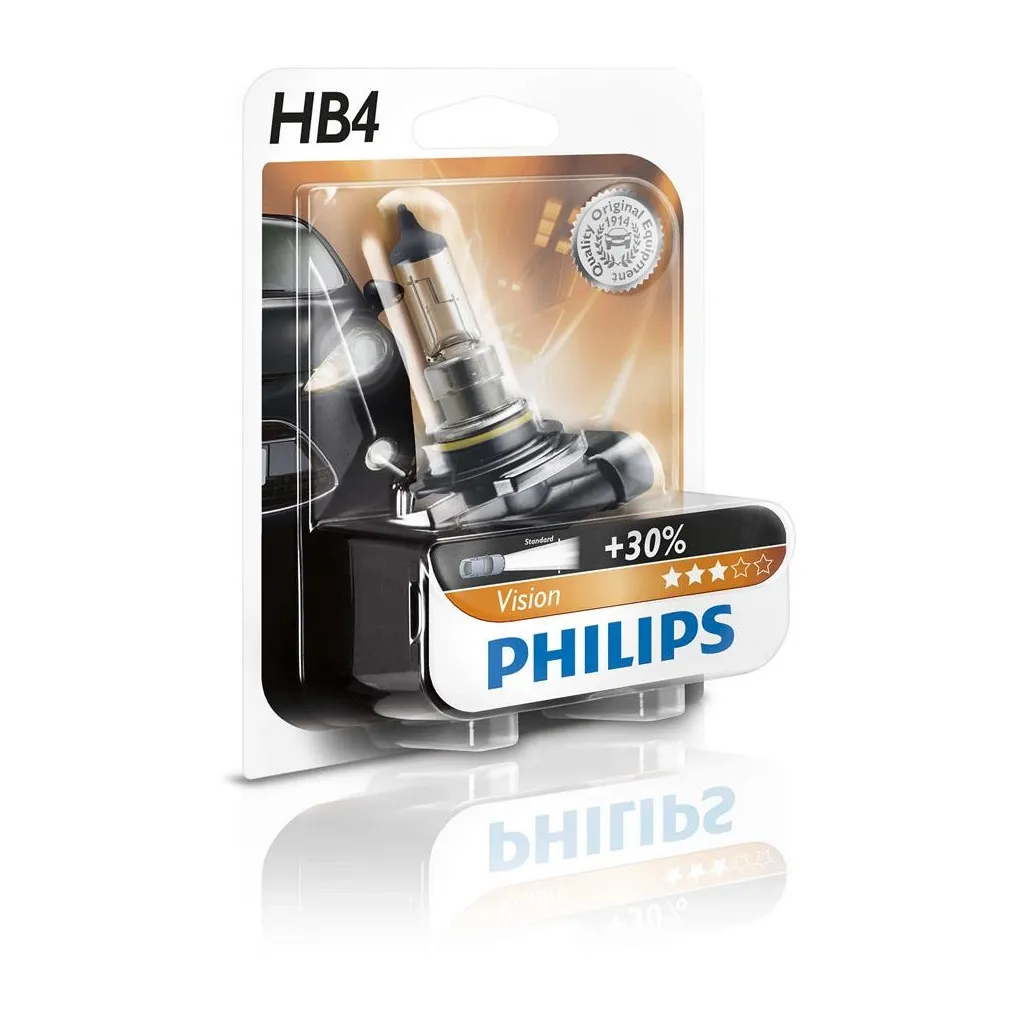  Philips HB4 Vision, 3200K, 1шт (9006PRB1)