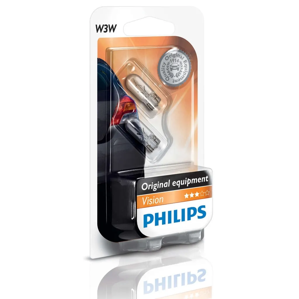  Philips W3W Vision, 2шт/бл. (12256B2)
