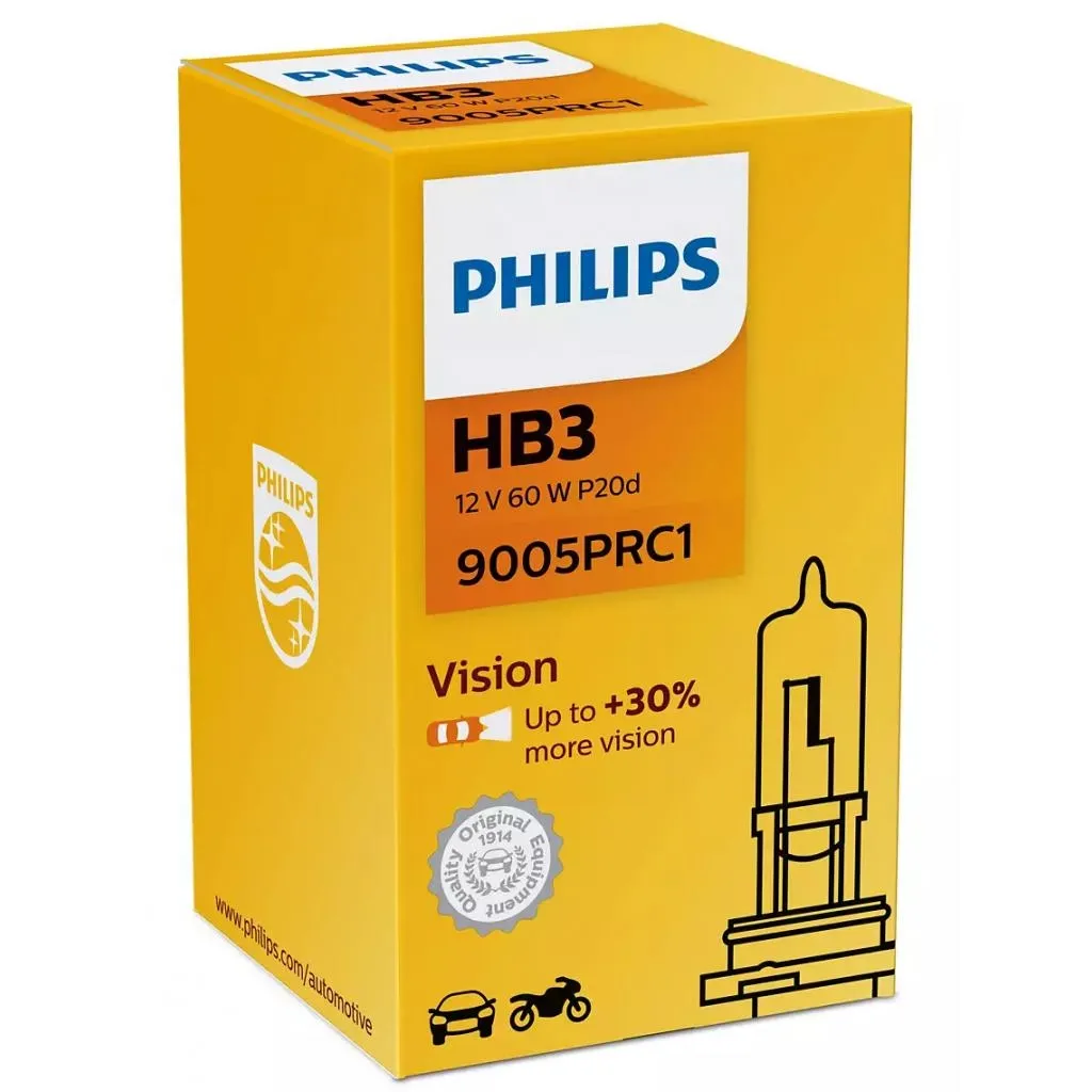  Philips галогеновая 60W (9005 PR C1)