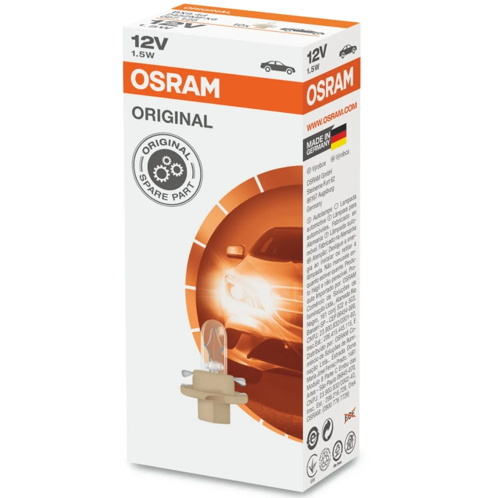 Автолампа Osram 1.5W (OS 2452 MFX6)