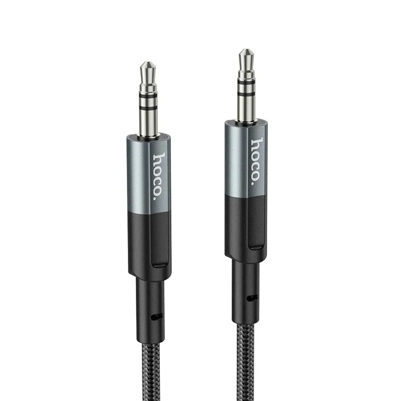 Кабель Hoco UPA23 3.5мм - 3.5mm (M/M), 1 m Gray (UPA23G)