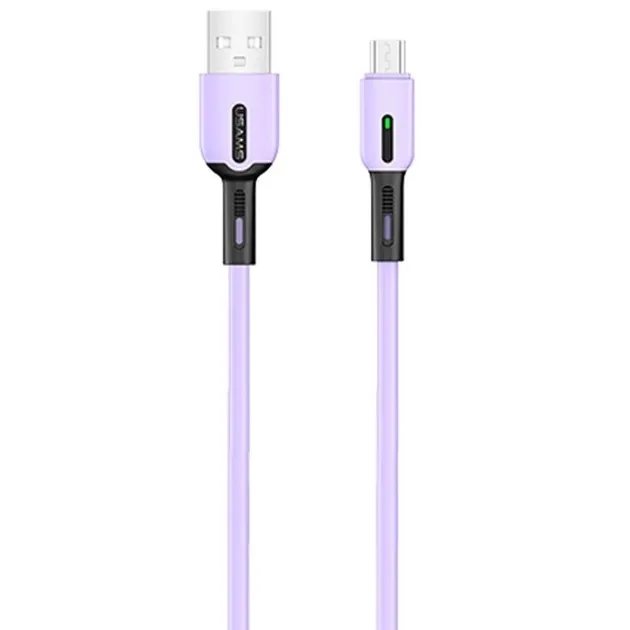 Кабель синхронизации Usams US-SJ432 USB - Micro USB, 1 m Purple (SJ432USB04)