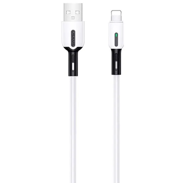 Кабель синхронізації Usams US-SJ456 USB - Lightning, 2 m White (SJ456USB01)