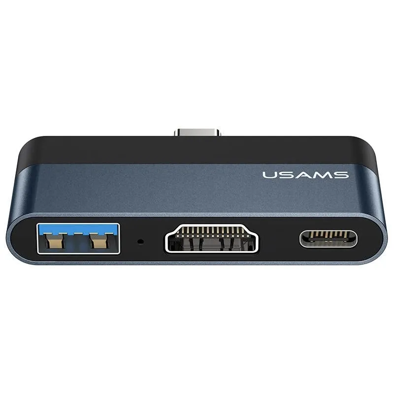 USB Хаб Usams US-SJ492 Mini HUB Black (SJ492HUB01)