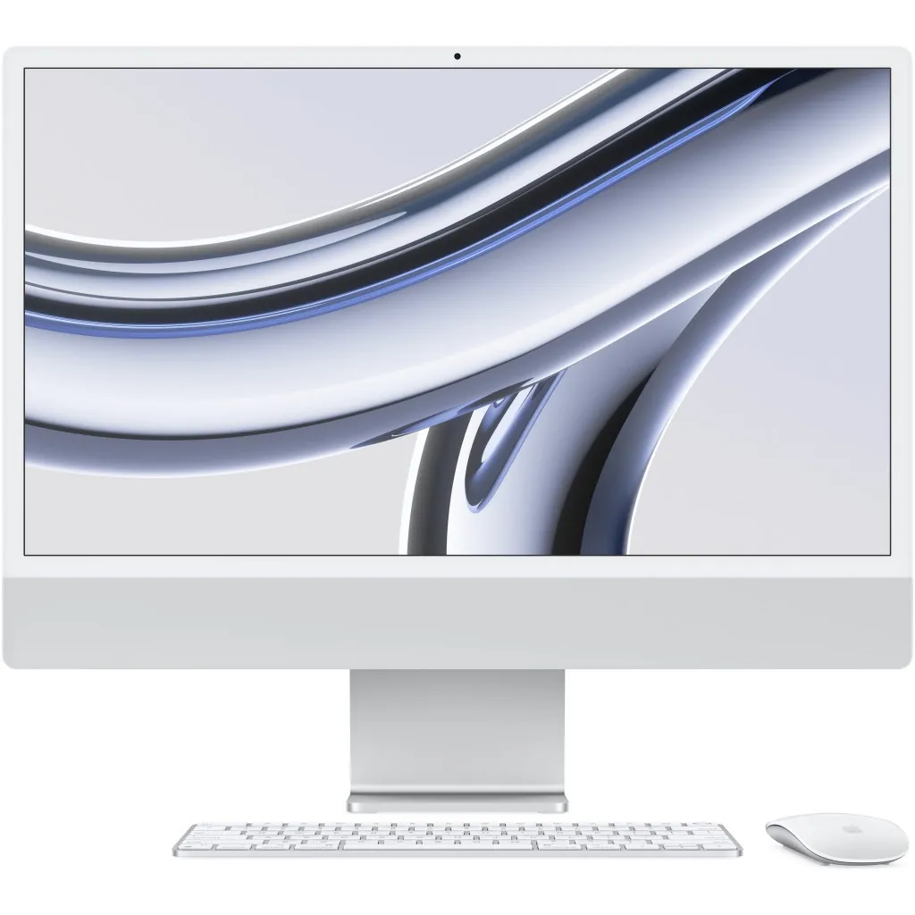 Моноблок Apple A2874 24" iMac Retina Silver (MQR93UA/A)