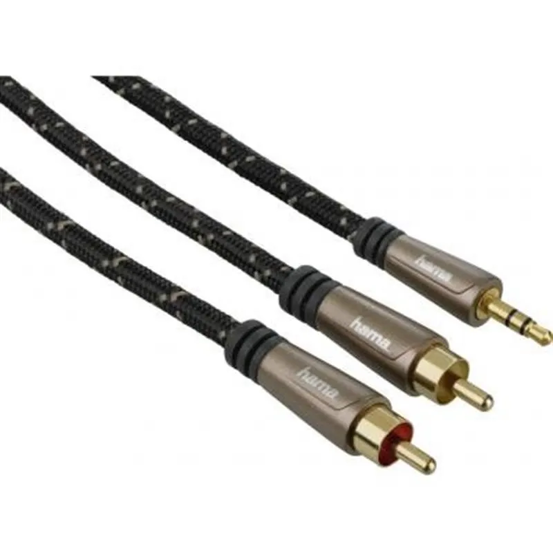  HAMA mini-jack 3.5mm - 2RCA 1.5m Black (00122305)