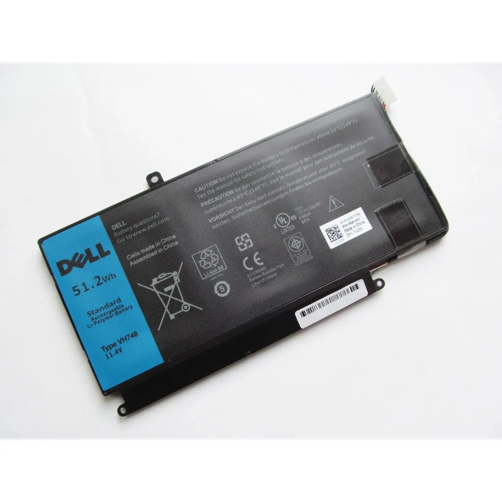 Акумулятор для ноутбука Dell Vostro 5470 VH748 51.2Wh (4500mAh) 6cell 11.4V Li-ion (A41997)