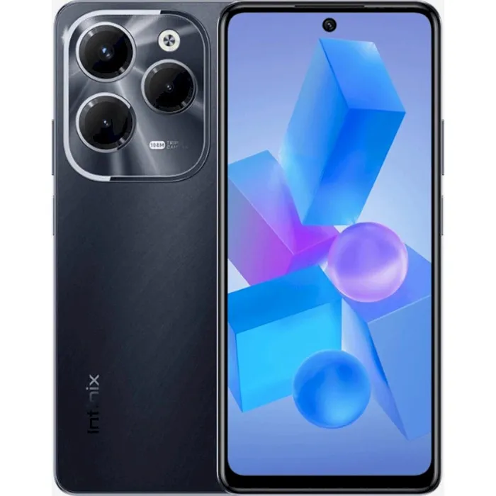 Смартфон Infinix Hot 40 Pro 8/256Gb Starlit Black (4894947011870)