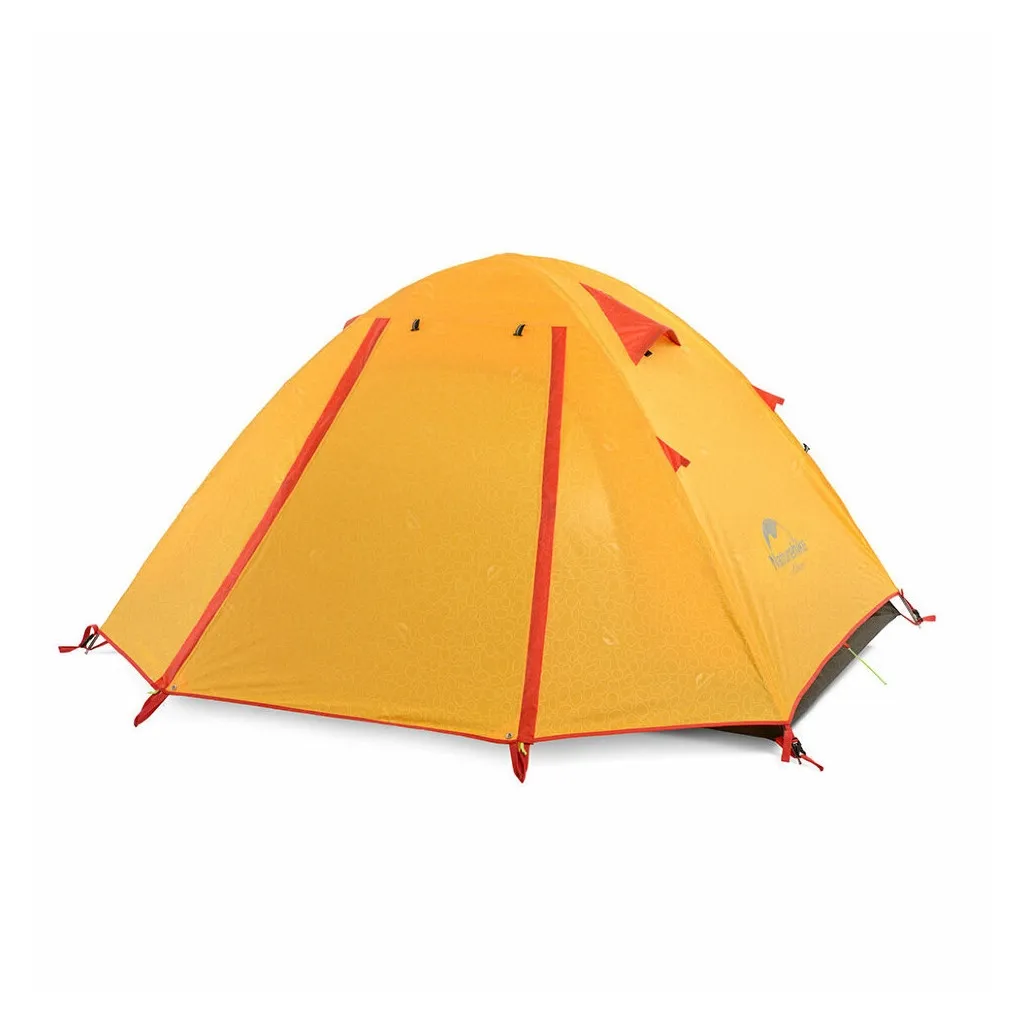 Палатка и аксессуар Naturehike двухместный P-Series NH18Z022-P 210T/65D оранжевый (6975641887843)
