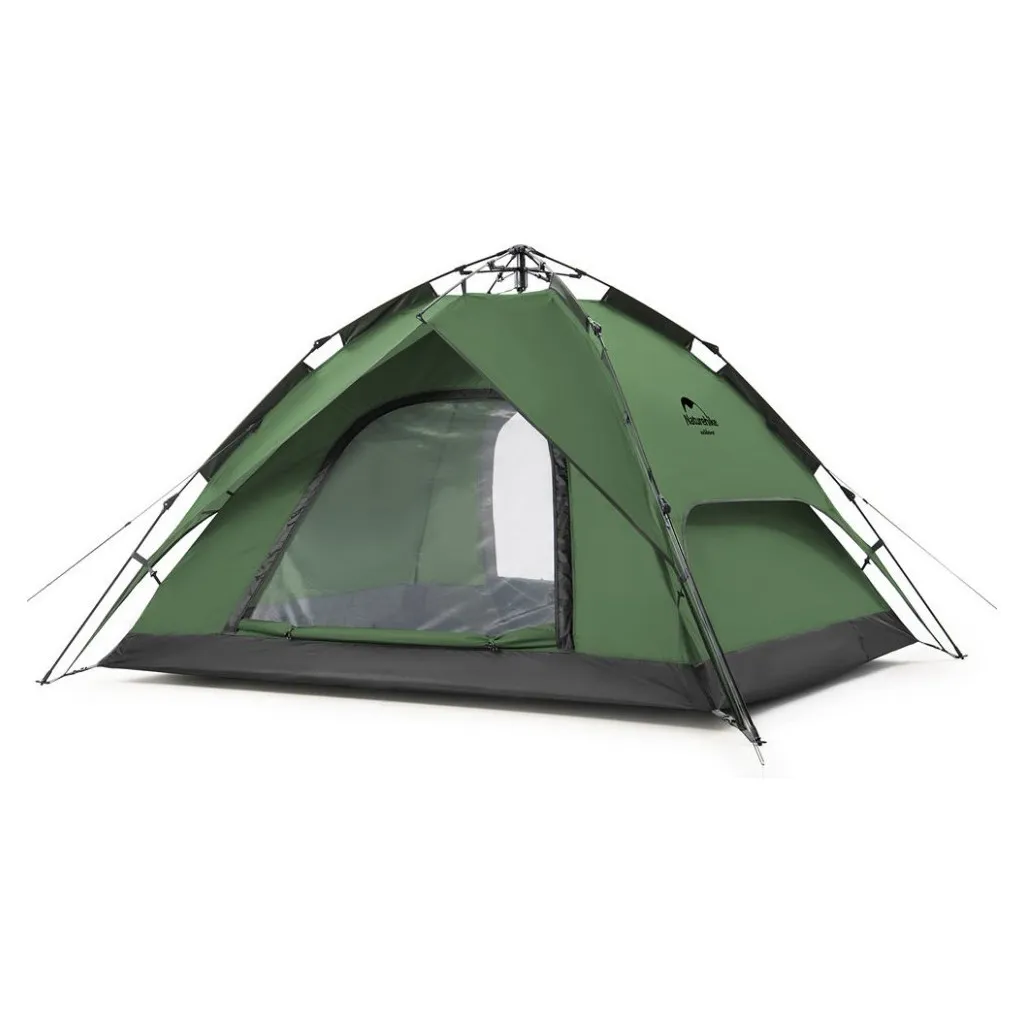 Палатка и аксессуар Naturehike четырехместный автоматический NH21ZP008 темно-зеленый (6976023920660)