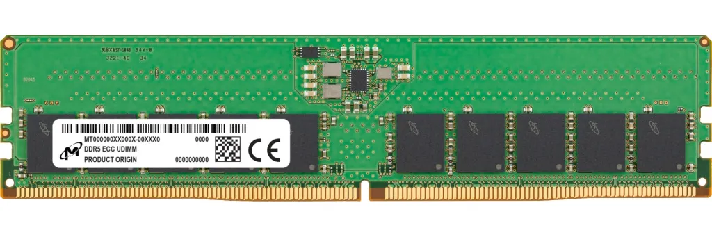 Оперативна пам'ять MICRON 16GB DDR5-4800 ECC (MTC10C1084S1EC48BR)