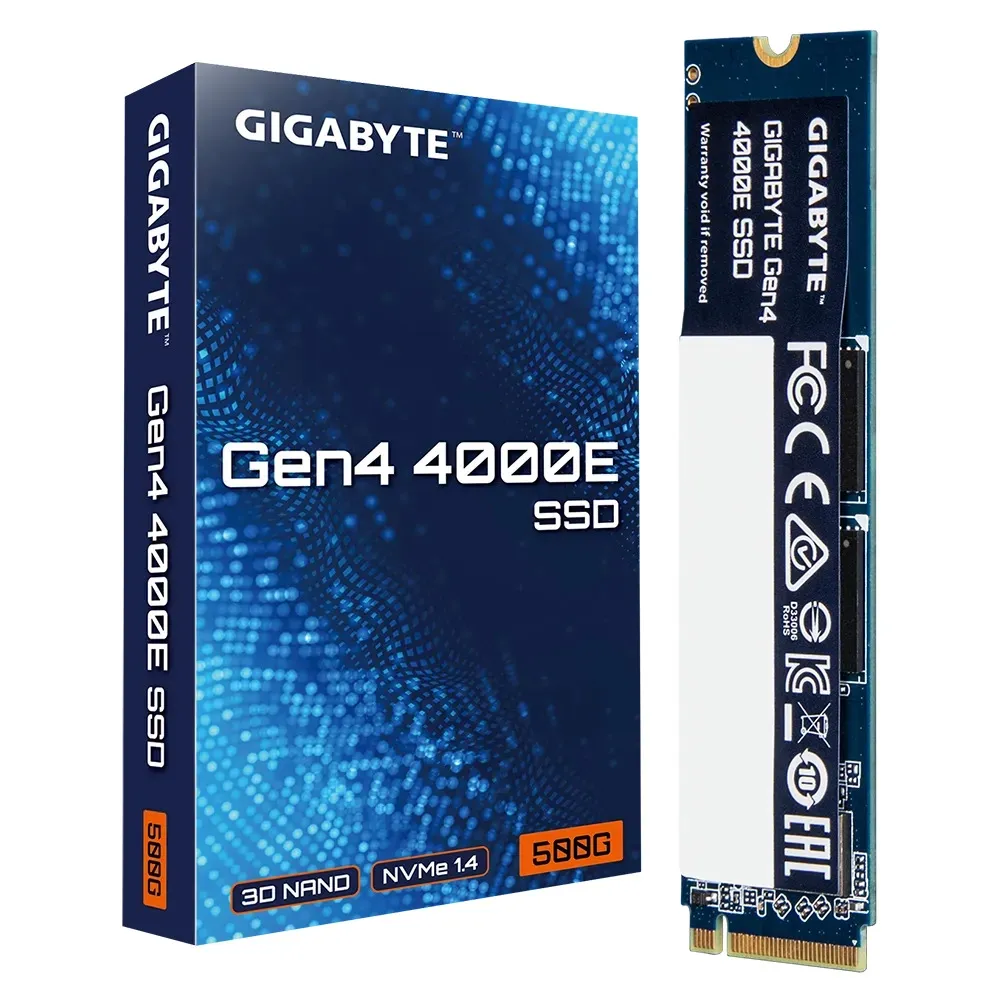 SSD накопитель GIGABYTE Gen4 4000E 500GB M.2 NVMe (G440E500G)