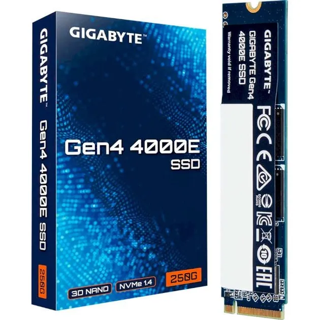 SSD накопитель GIGABYTE Gen4 4000E 250GB M.2 NVMe (G440E250G)