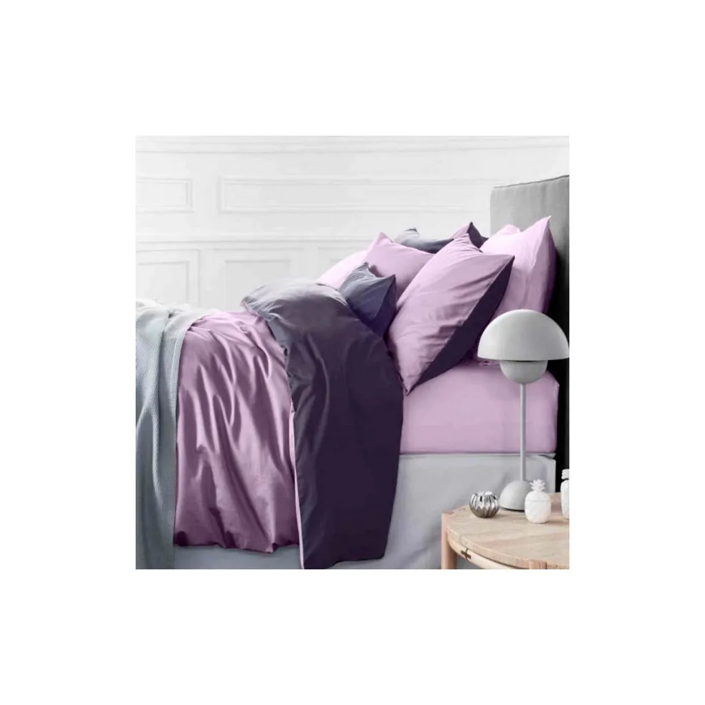 Постельное белье MirSon Сатин Violet 0199+0231 220х240 - King Size (2200001169586)