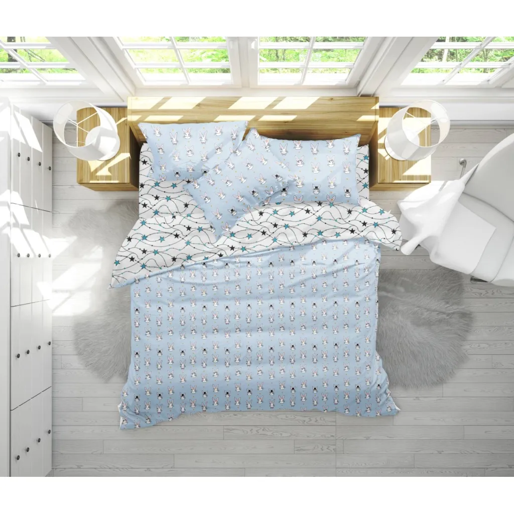 Постельное белье MirSon Бязь 17-0527 Bunnies King Size (2200003669749)