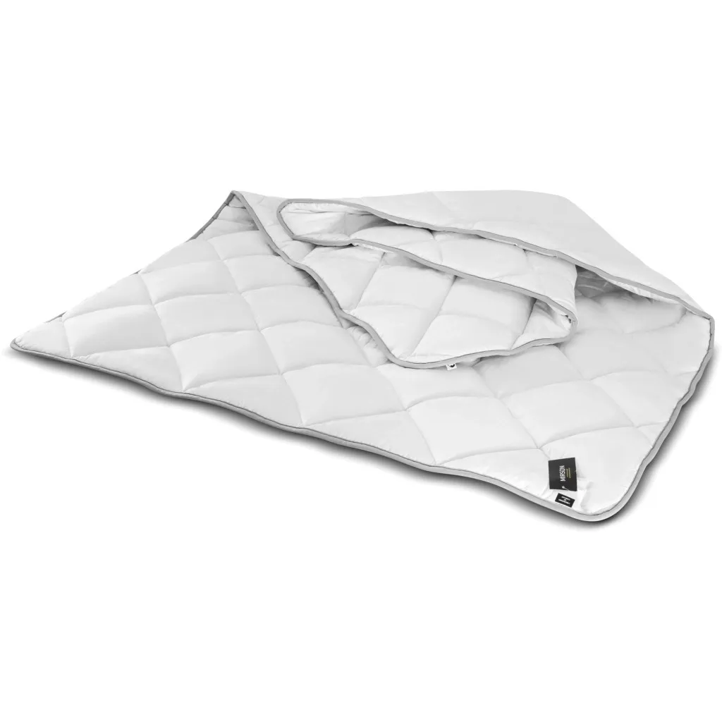 Ковдра MirSon антиалергенна EcoSilk №1302 Bianco Зімова 110x140 см (2200001526198)