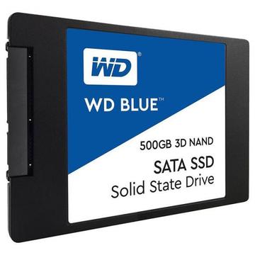 SSD накопитель WD Blue 500GB 2.5" SATA III 3D V-NAND (WDS500G2B0A)